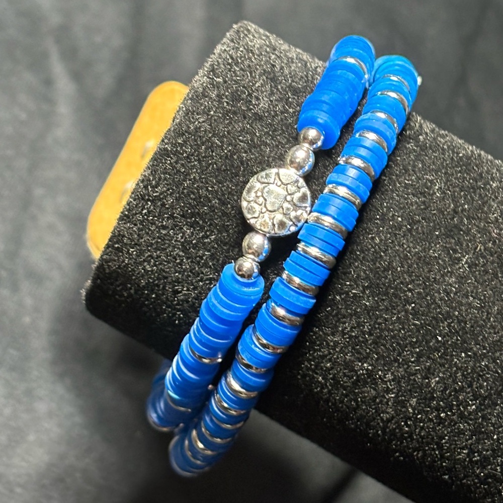 🐠 New handmade Clay mix beads bracelet